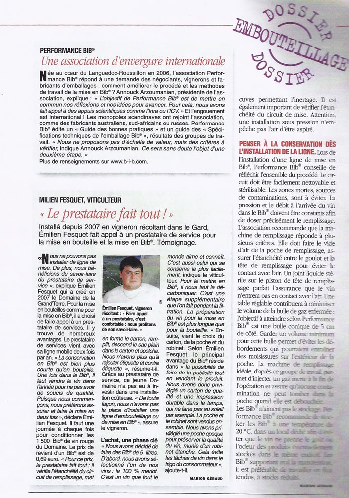 Production de vin à SaintHippolyteduFort dans le Gard (30) Emilien