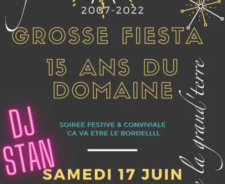 15 ans du domaine